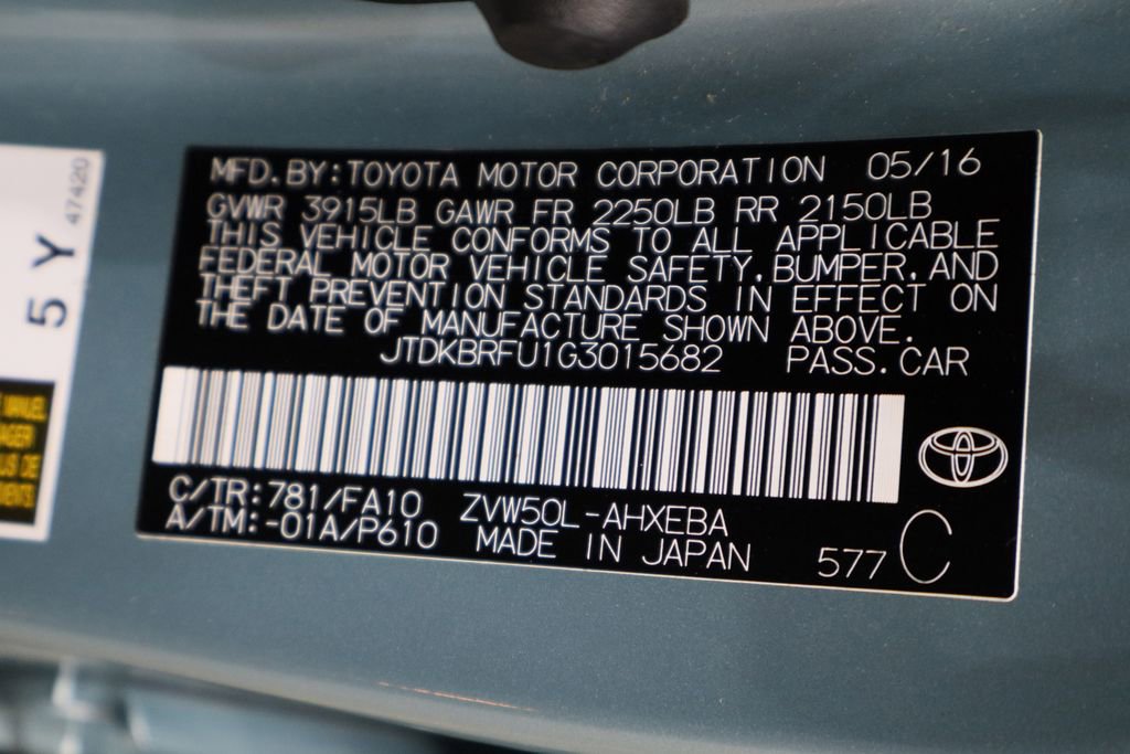 Used 2016 Toyota Prius Two image 29