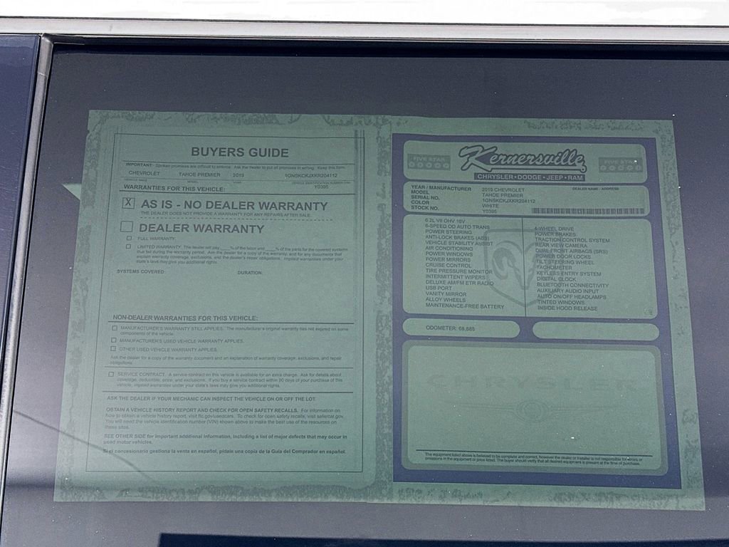 Used 2019 Chevrolet Tahoe Premier w/ Premier Plus Edition image 38