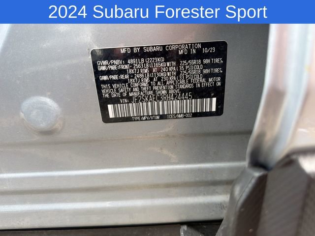 Used 2024 Subaru Forester Sport AWD/4WD image 10