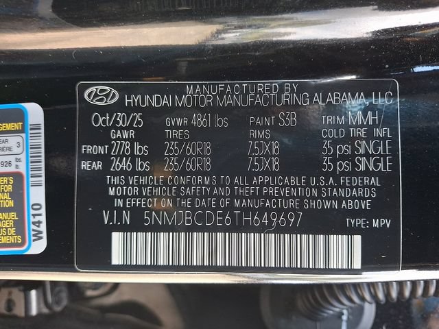 Certified 2026 Hyundai Tucson SEL AWD/4WD image 27