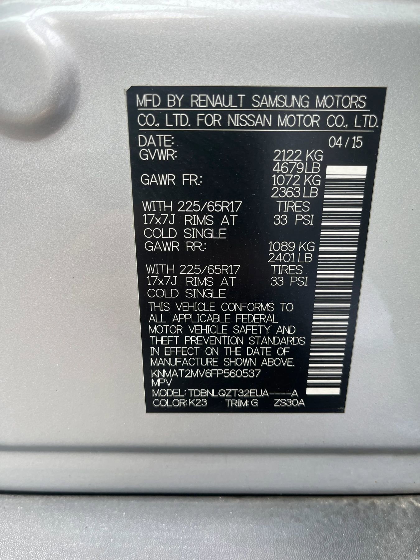 Used 2015 Nissan Rogue SV image 38