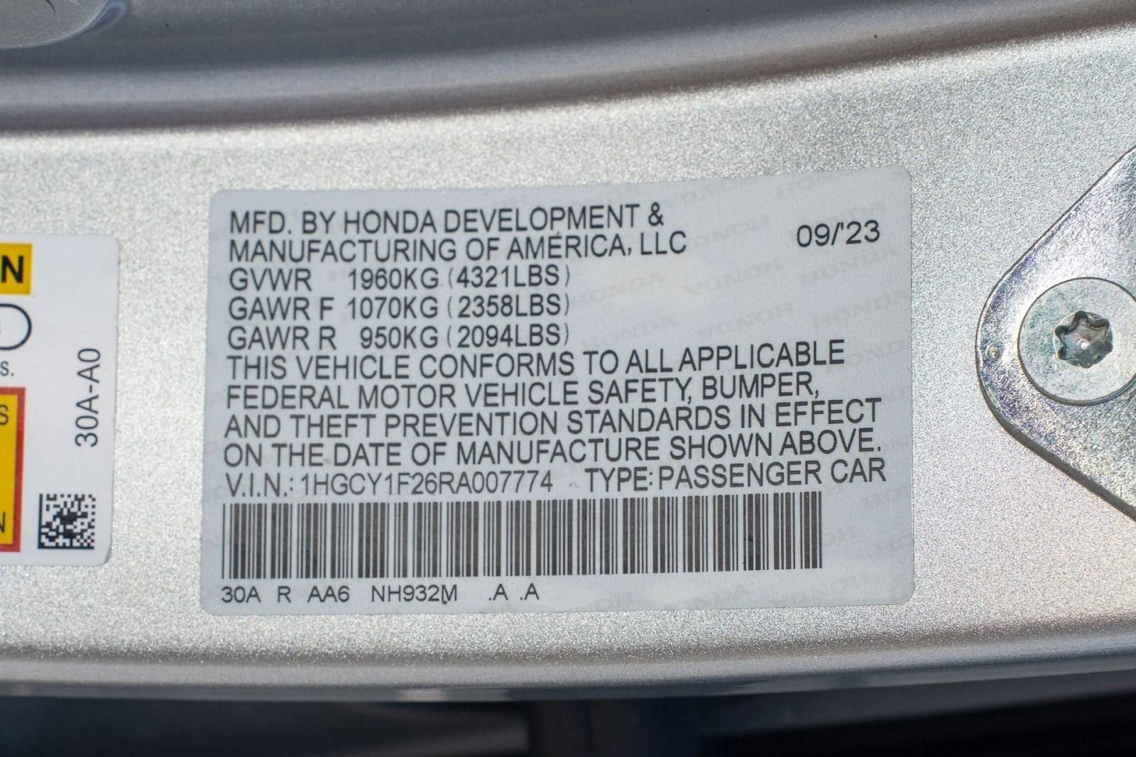 Used 2024 Honda Accord LX image 37