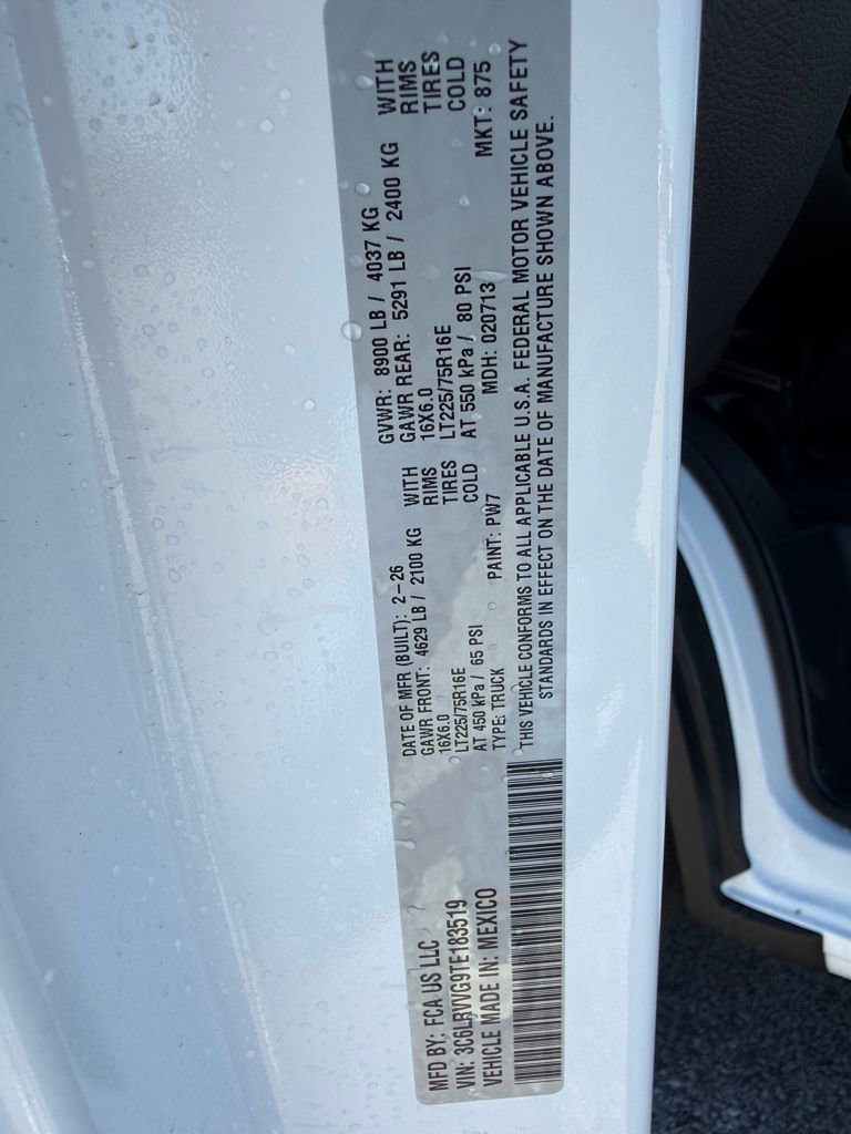 New 2026 RAM ProMaster 2500 w/ Convenience Group image 30