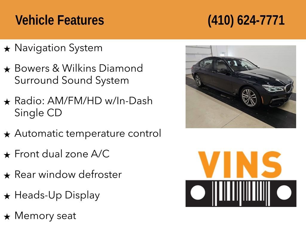 Used 2018 BMW 750i xDrive AWD/4WD image 5