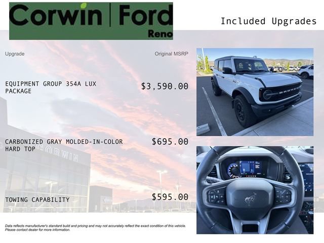Used 2022 Ford Bronco Wildtrak AWD/4WD image 3