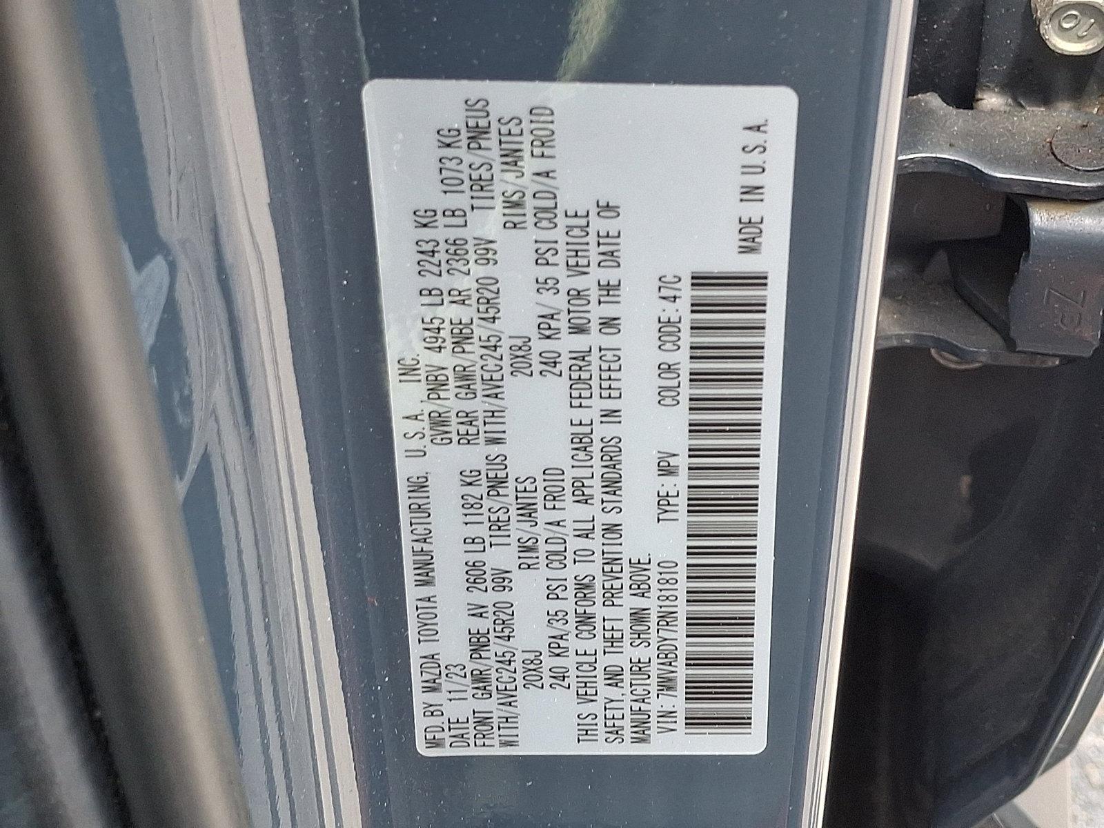 Used 2024 MAZDA CX-50 AWD 2.5 Turbo w/ Cargo Package image 27