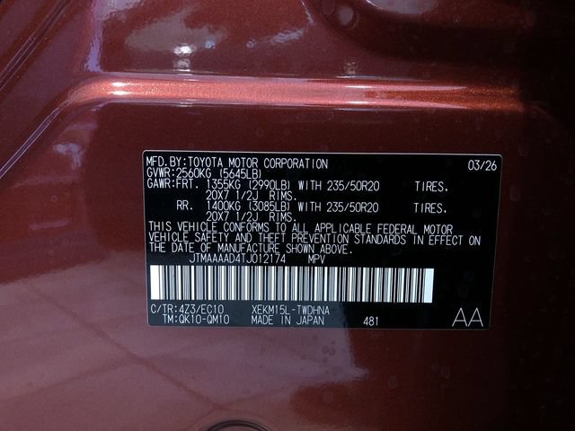 New 2026 Toyota C-HR AWD/4WD image 25