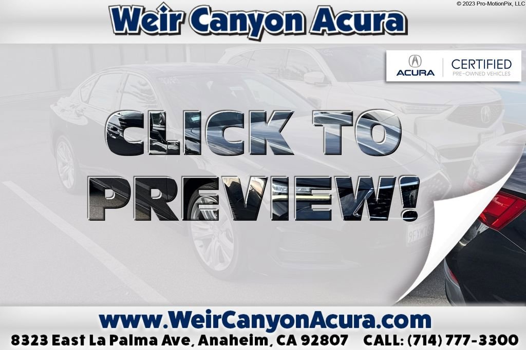 Certified 2023 Acura TLX w/ Technology Package