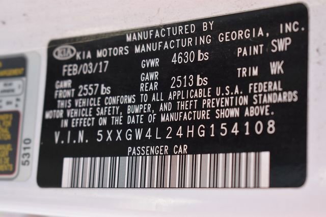 Used 2017 Kia Optima SX w/ Launch Edition Package FWD image 15
