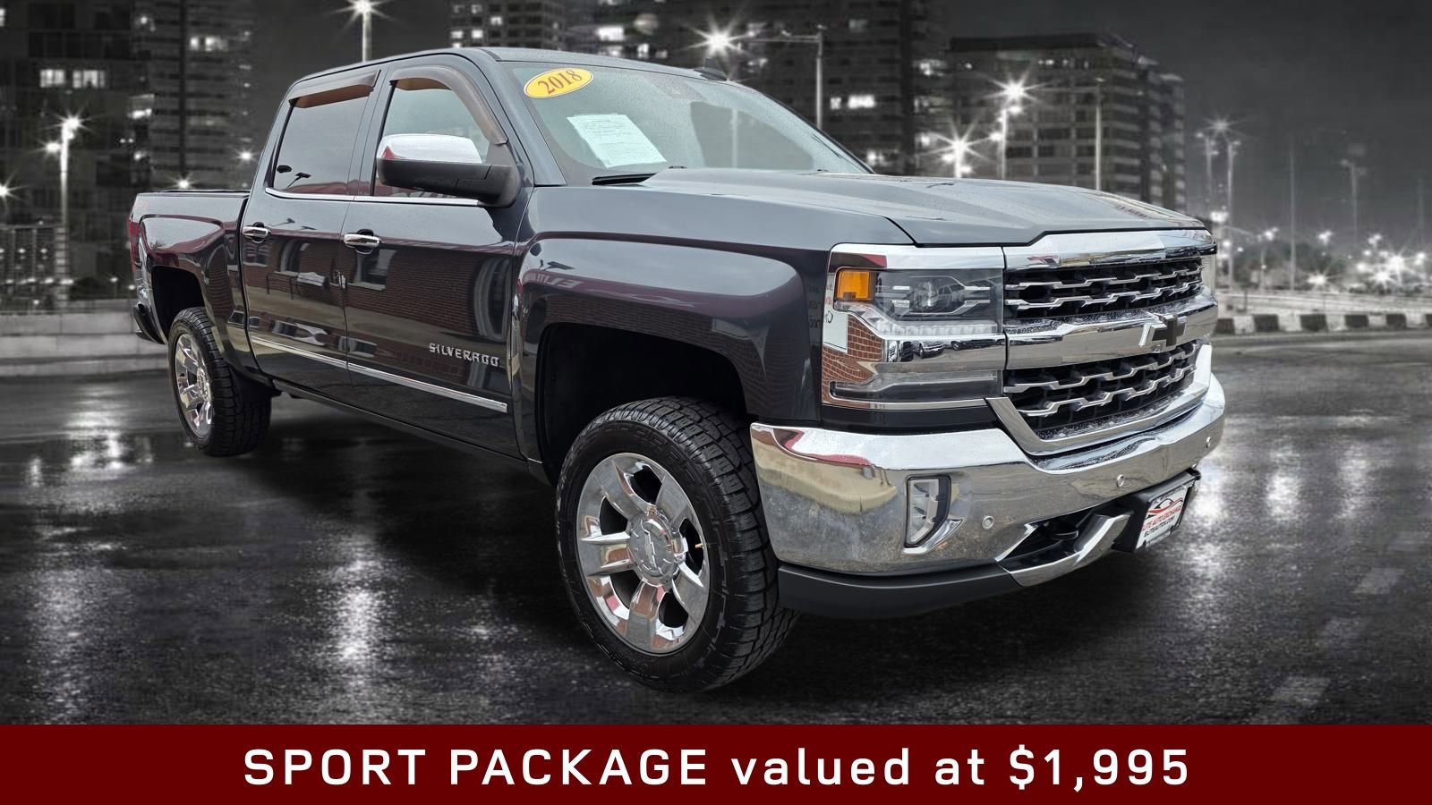 Used 2018 Chevrolet Silverado 1500 LTZ w/ Sport Package AWD/4WD image 4