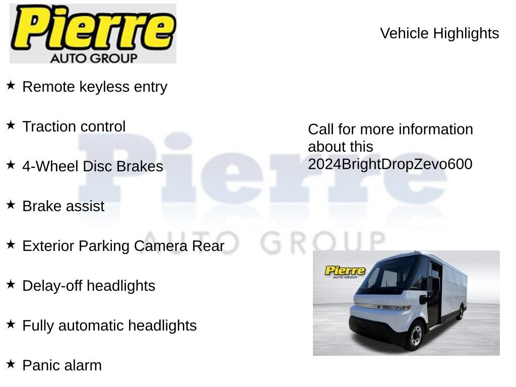 Used 2024 Chevrolet Brightdrop 600 w/ Battery Pack, Max Range AWD/4WD image 15