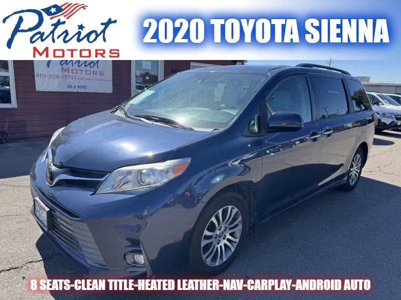 Used 2020 Toyota Sienna XLE w/ XLE Navigation Package FWD image 1