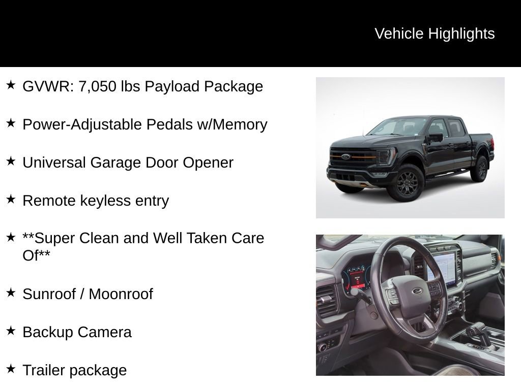 Used 2023 Ford F150 Tremor w/ Equipment Group 402A High image 21