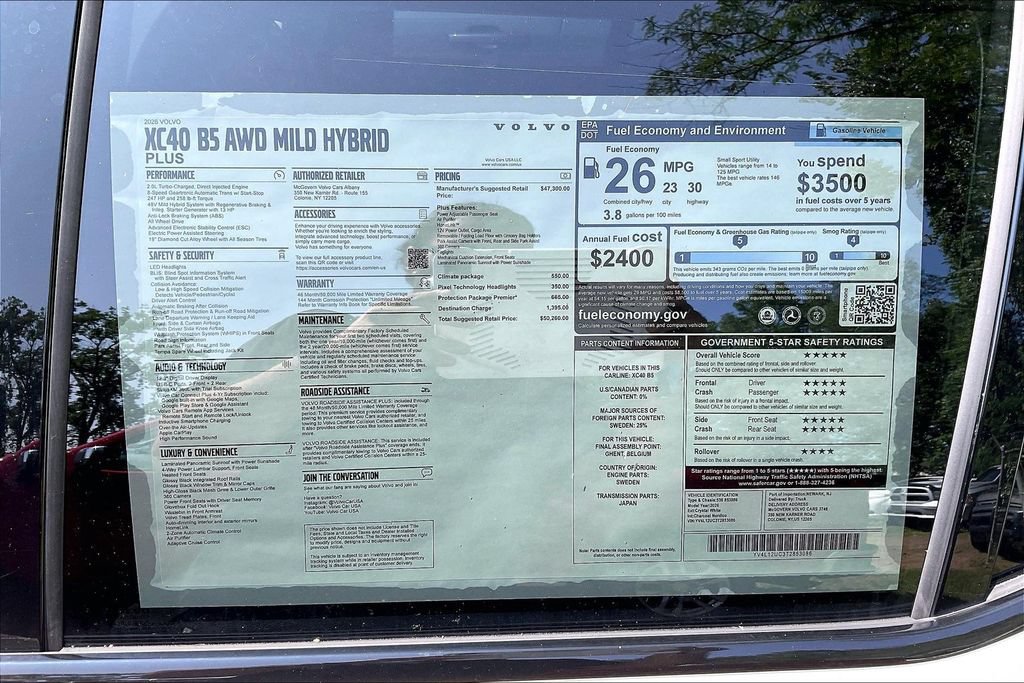 New 2026 Volvo XC40 B5 Plus w/ Protection Package Premier AWD/4WD image 13