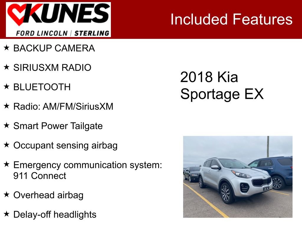 Used 2018 Kia Sportage EX w/ Option Group 040 image 3