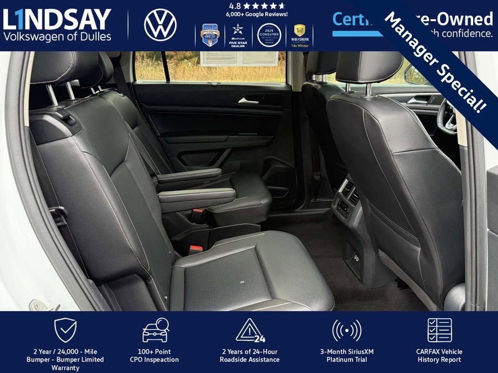 Certified 2021 Volkswagen Atlas SE w/ Panoramic Sunroof Package image 13