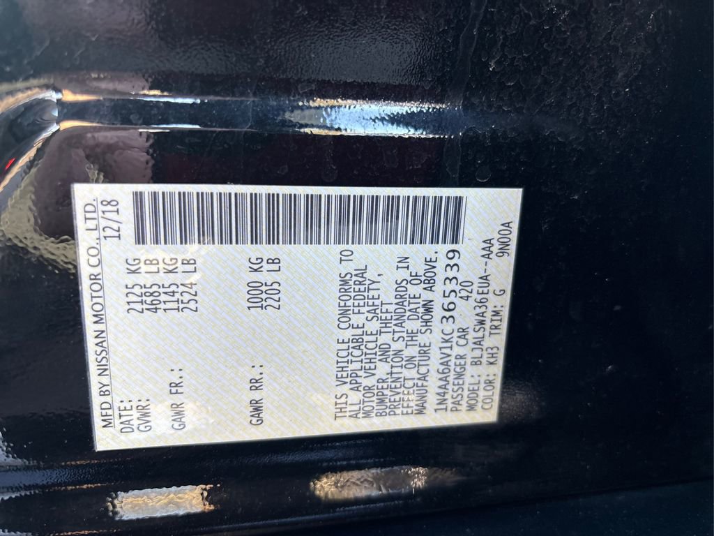 Used 2019 Nissan Maxima SR w/ Premium Package image 16