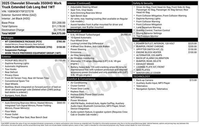 New 2025 Chevrolet Silverado 3500 W/T w/ WT Convenience Package image 4