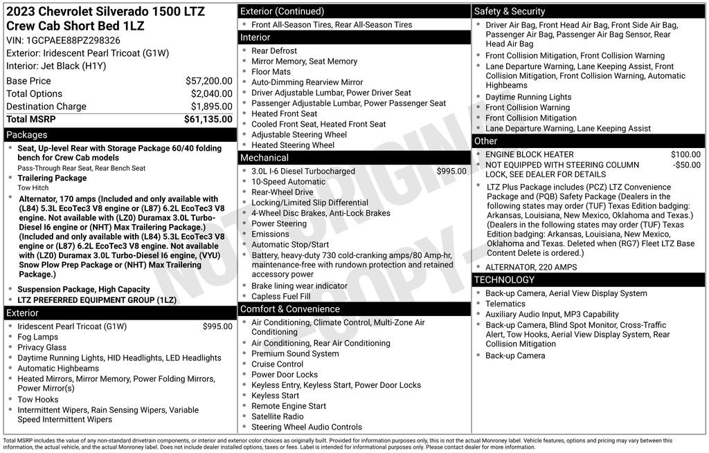 Used 2023 Chevrolet Silverado 1500 LTZ image 6