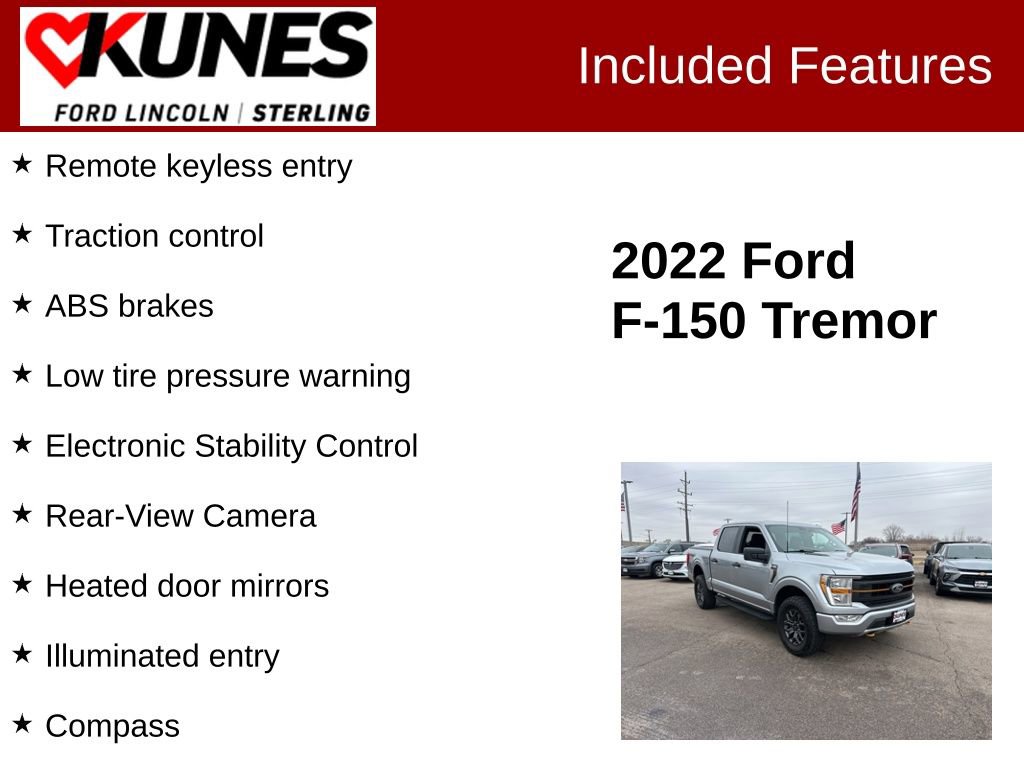 Used 2022 Ford F150 Tremor w/ Trailer Tow Package image 2