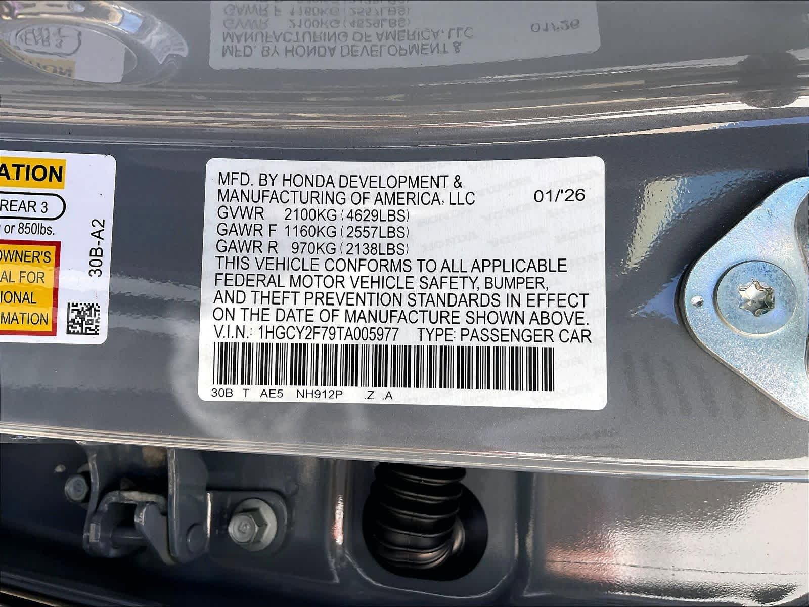 New 2026 Honda Accord Sport image 17