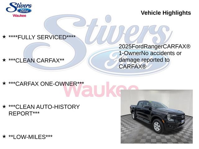 Certified 2025 Ford Ranger XL w/ Trailer Tow Package AWD/4WD image 16