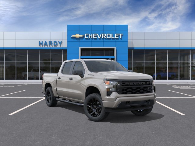 New 2026 Chevrolet Silverado 1500 Custom w/ Turbomax Blackout Package AWD/4WD image 1