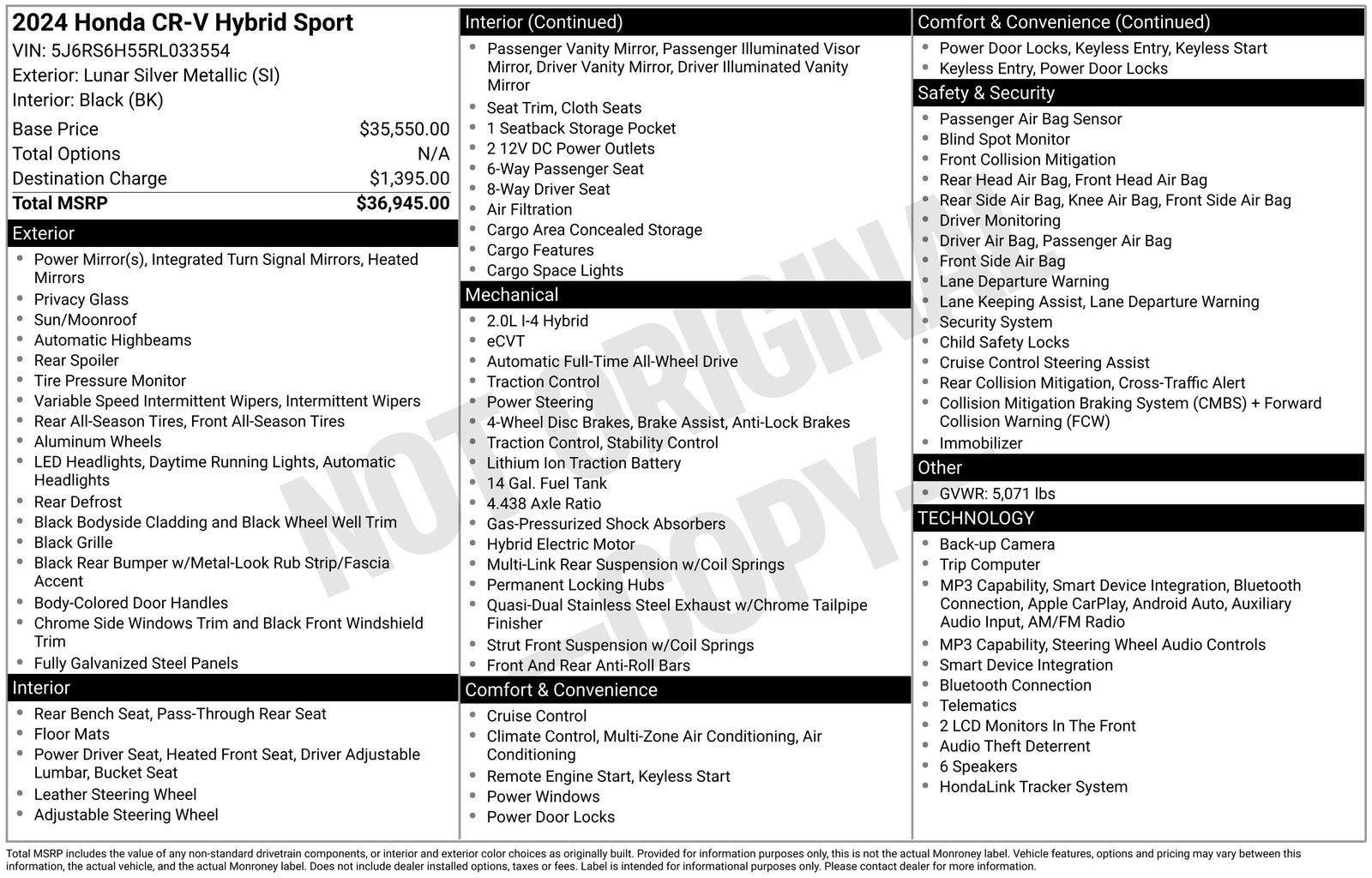 Used 2024 Honda CR-V Sport image 71