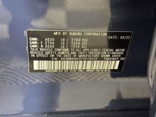 Certified 2023 Subaru Legacy Limited AWD/4WD image 16