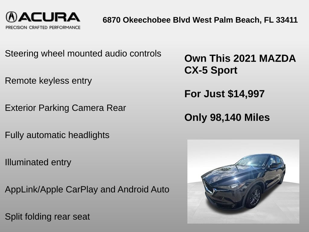 Used 2021 MAZDA CX-5 Sport FWD image 6