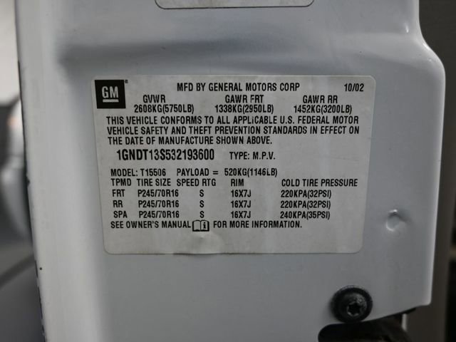 Used 2003 Chevrolet TrailBlazer LS w/ Preferred Equipment Group image 41