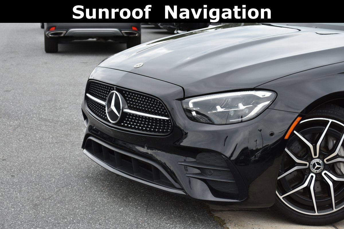 Used 2022 Mercedes-Benz E 350 Sedan w/ AMG Line Exterior image 2
