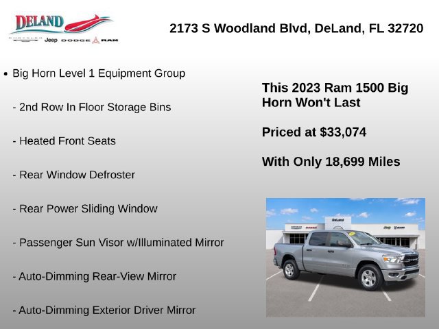 Used 2023 RAM 1500 Big Horn RWD image 7