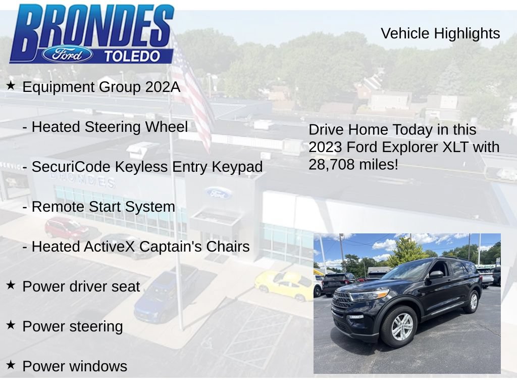Used 2023 Ford Explorer XLT w/ Equipment Group 202A AWD/4WD image 11