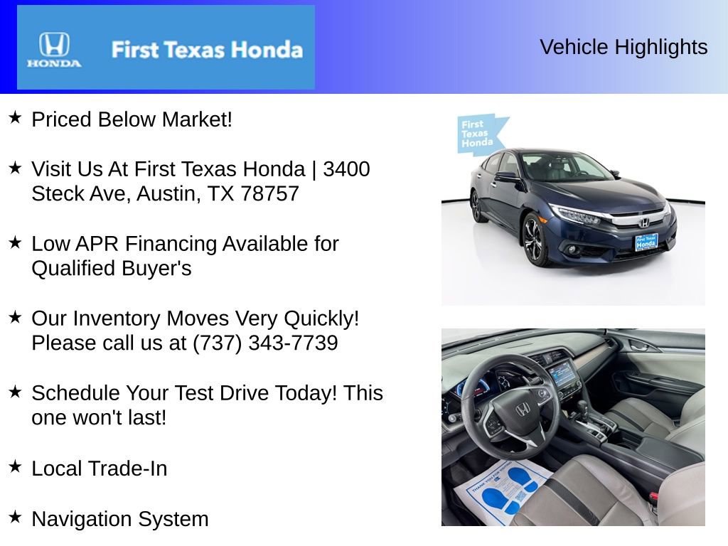 Used 2017 Honda Civic Touring image 5