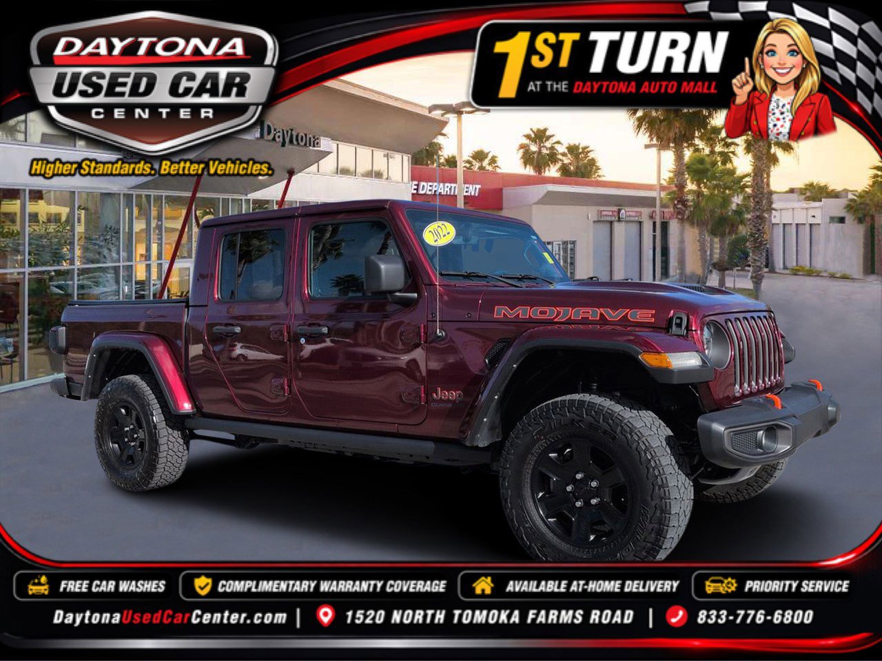 Certified 2022 Jeep Gladiator Mojave w/ LED Lighting Group image 1