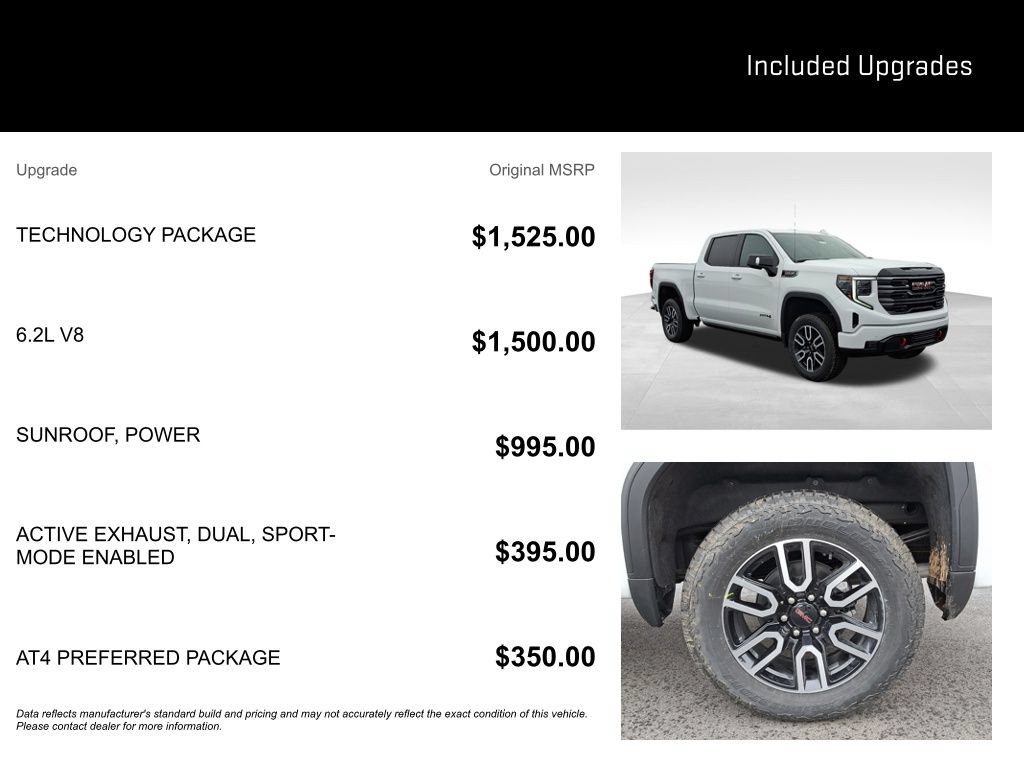 New 2026 GMC Sierra 1500 AT4 w/ Technology Package AWD/4WD image 8