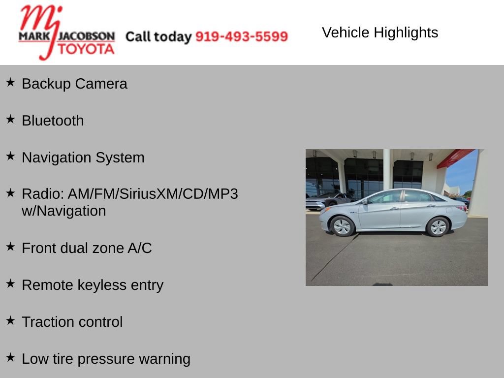 Used 2014 Hyundai Sonata Hybrid FWD image 5