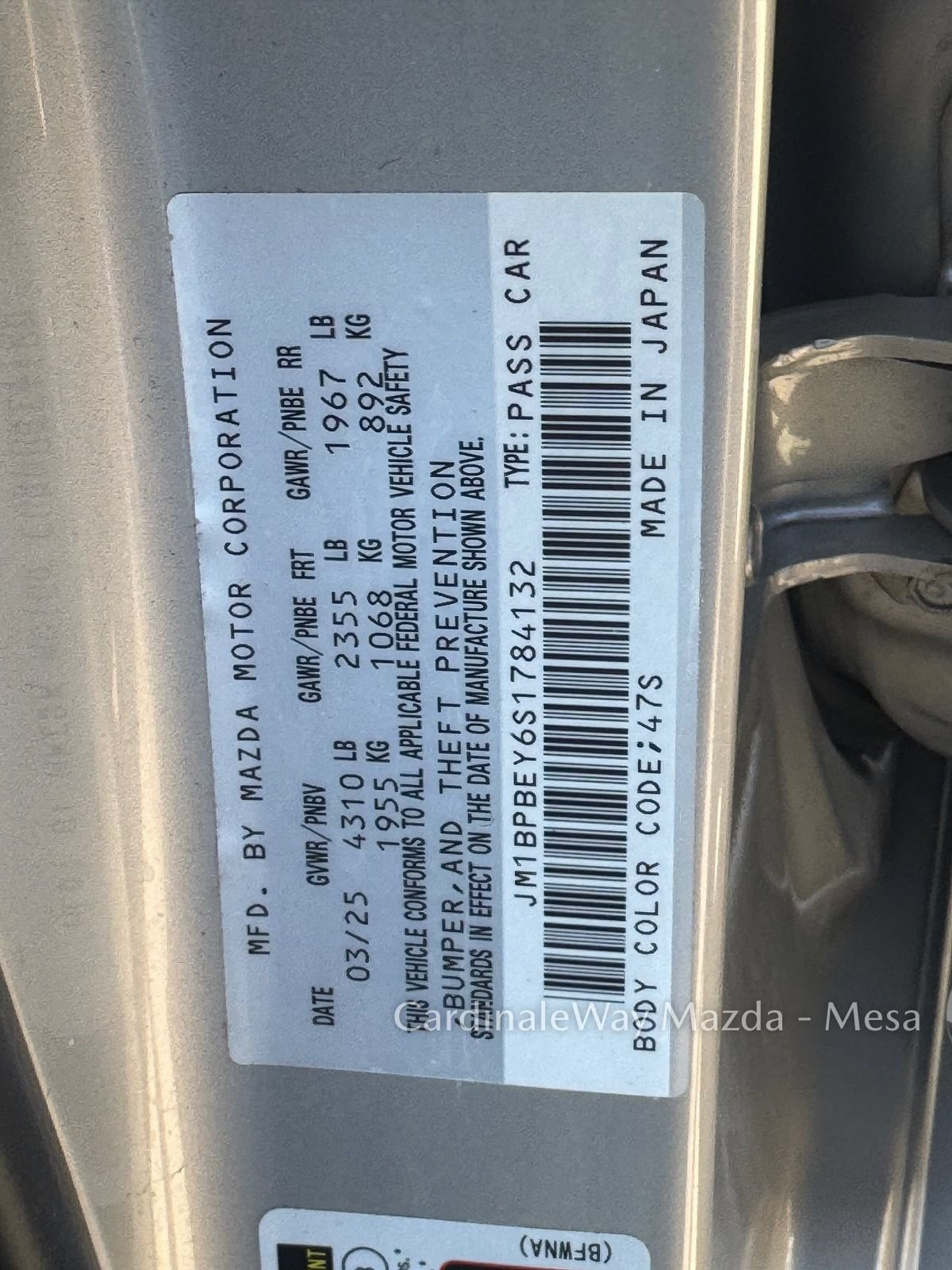 Used 2025 MAZDA MAZDA3 2.5 Turbo Sedan w/Premium Plus AWD/4WD image 31