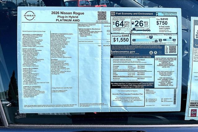 New 2026 Nissan Rogue Platinum image 14