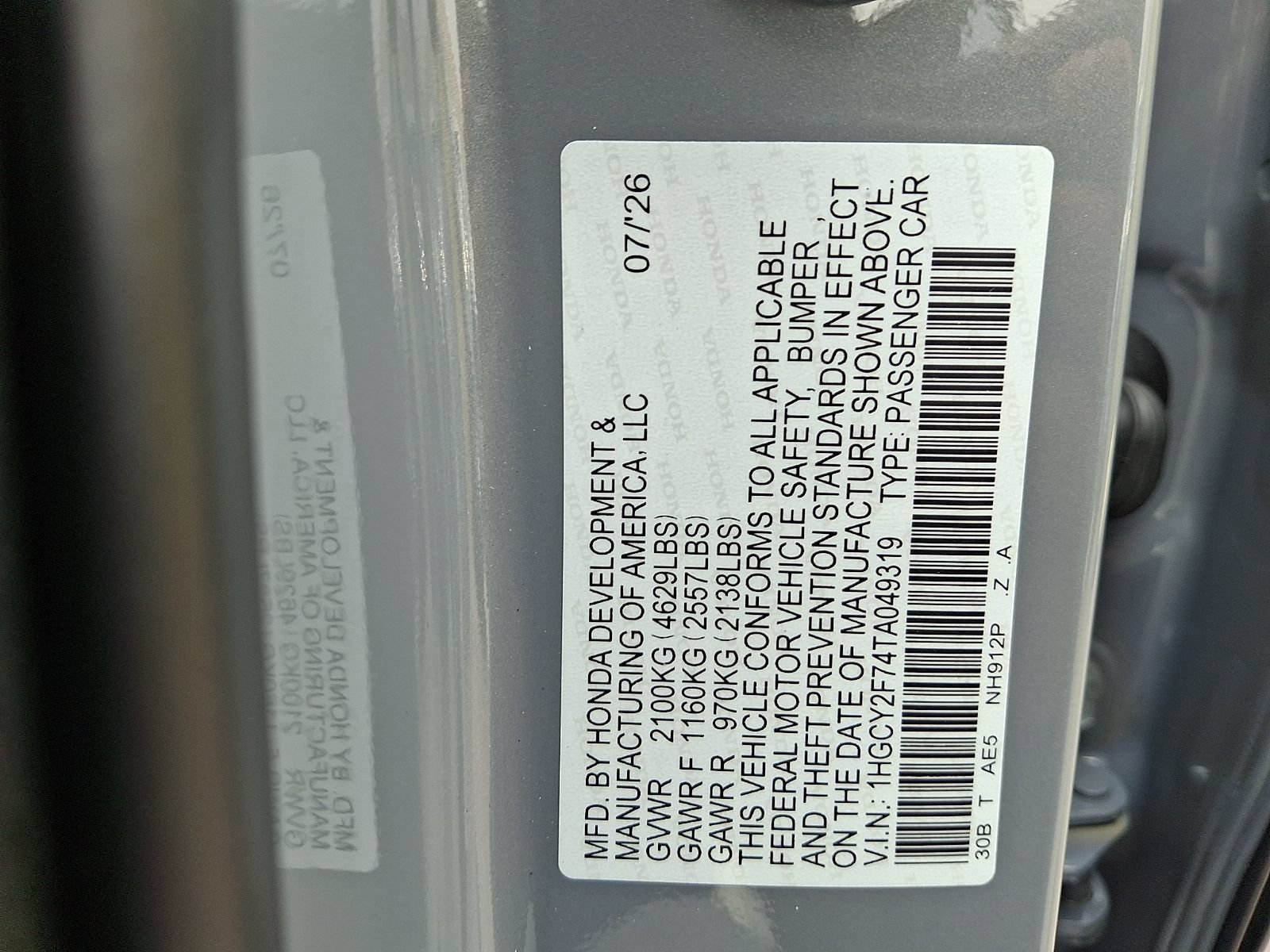 New 2026 Honda Accord Sport image 10