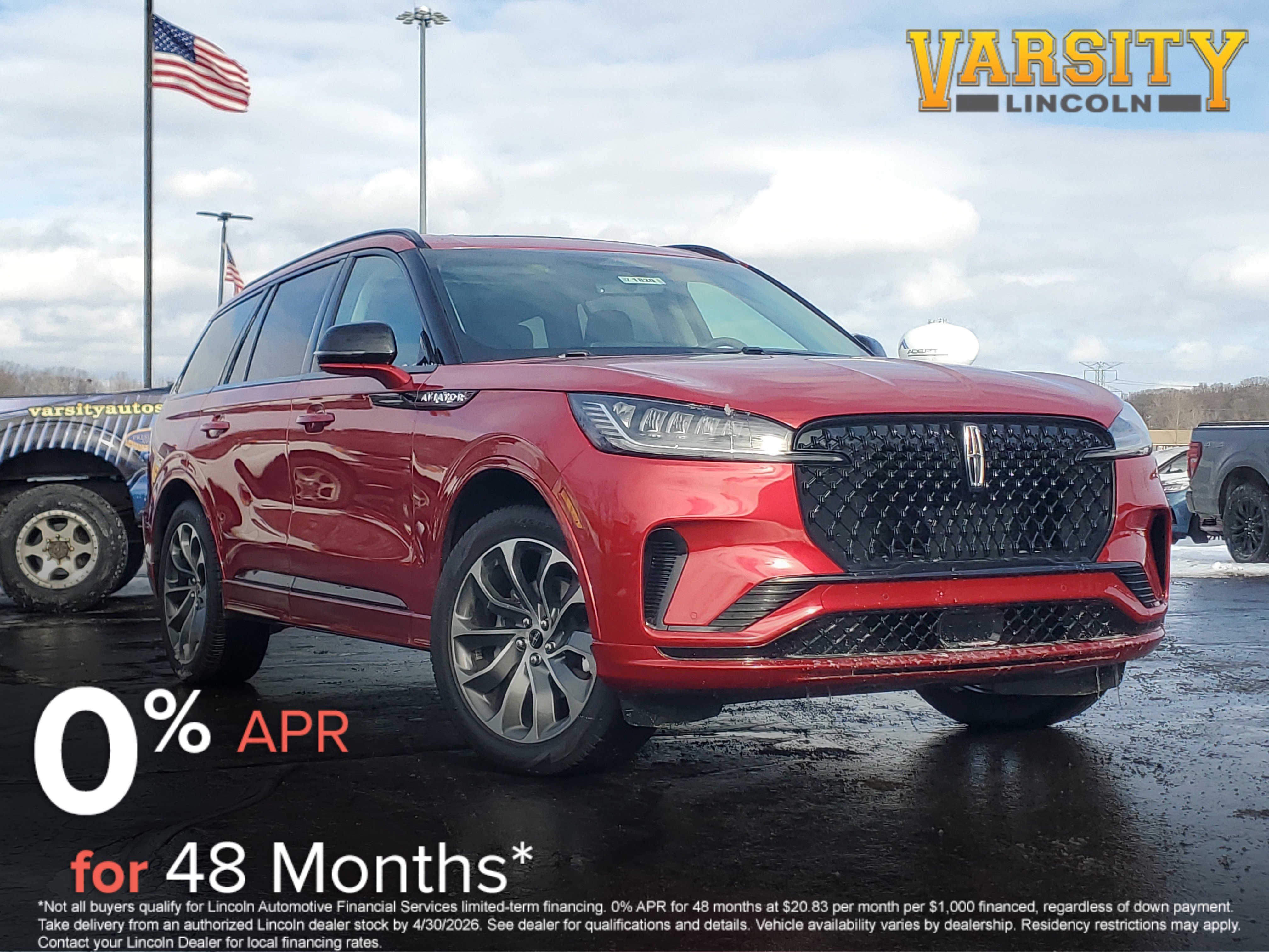 New 2025 Lincoln Aviator AWD w/ Jet Appearance Package image 1