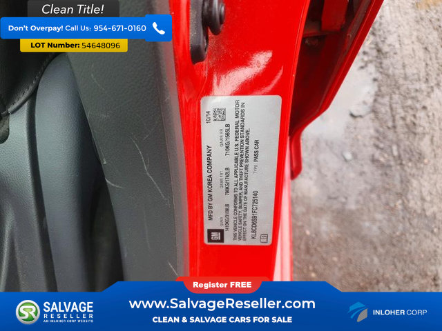 Used 2015 Chevrolet Spark LT FWD image 16