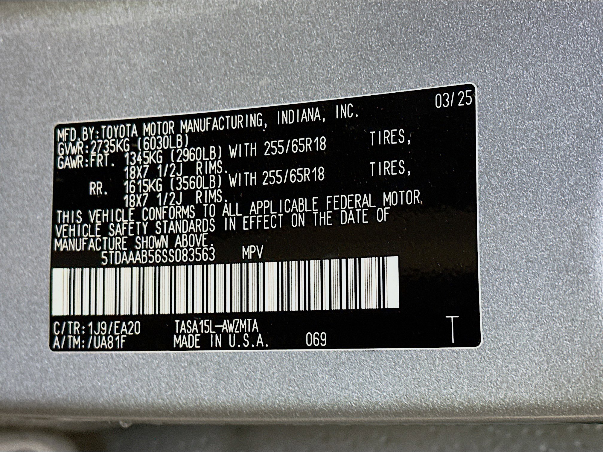 Used 2025 Toyota Grand Highlander AWD image 12