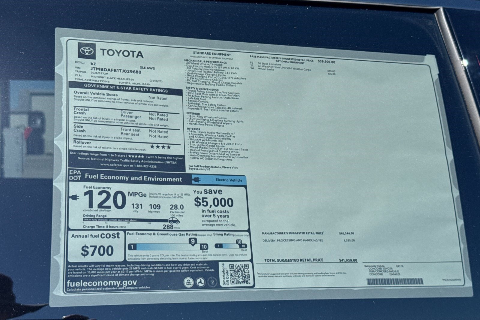 New 2026 Toyota bZ AWD/4WD image 28