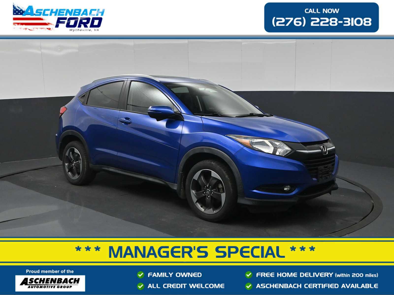 Used 2018 Honda HR-V EX-L image 1