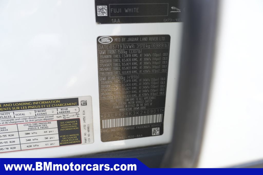 Used 2019 Land Rover Discovery HSE AWD/4WD image 72