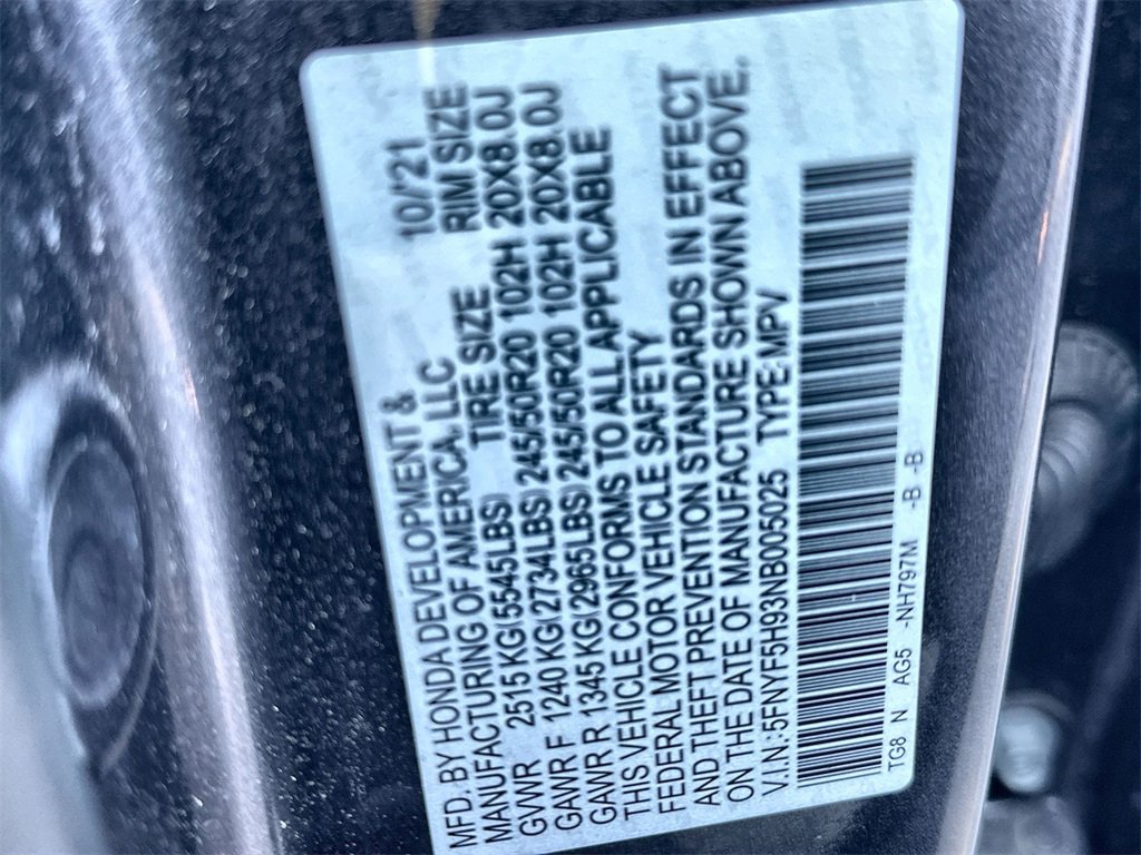 Used 2022 Honda Pilot Touring image 27