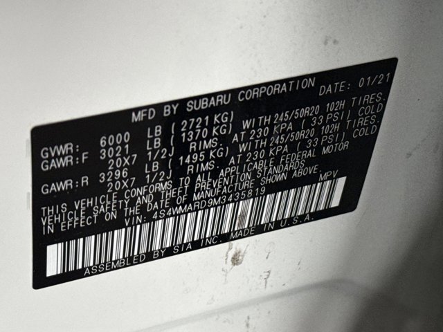 Used 2021 Subaru Ascent Touring w/ Popular Package #2 image 23