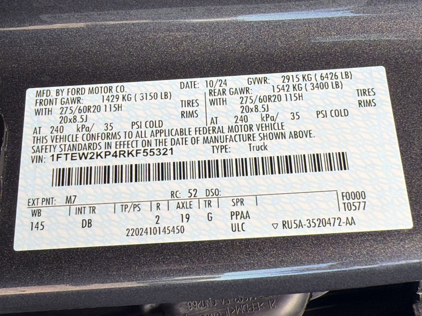 Used 2024 Ford F150 STX RWD image 18